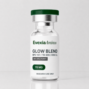 GLOW - GHK-Cu 50mg, BPC-157 10mg, TB-500 10mg (70mg Blend)