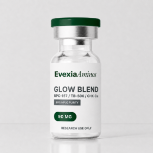 GLOW - GHK-Cu 70mg, BPC-157 10mg, TB-500 10mg (90mg Blend)