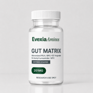 Gut Matrix - Micro PEA, BPC-157 Arginate, KPV, N-Acetyl Larazotide 201mg Blend (60 Capsules)